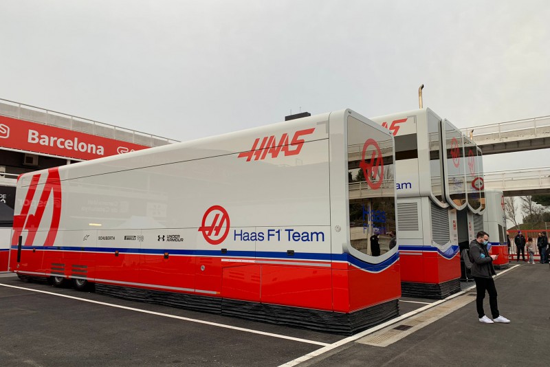 Haas testing 2022